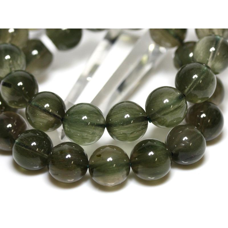 石流通センター 高品質 ブレスレット グリーンラビットヘアルチル (2A