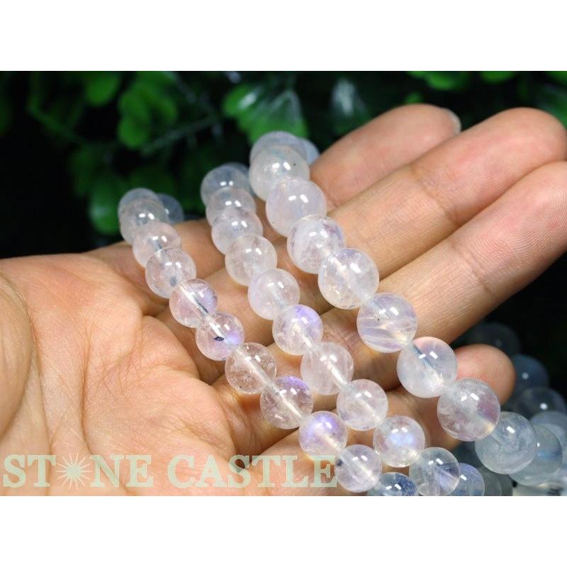 石流通センター 高品質 ブレスレット ムーンストーン (6A) (約9〜9.5mm 
