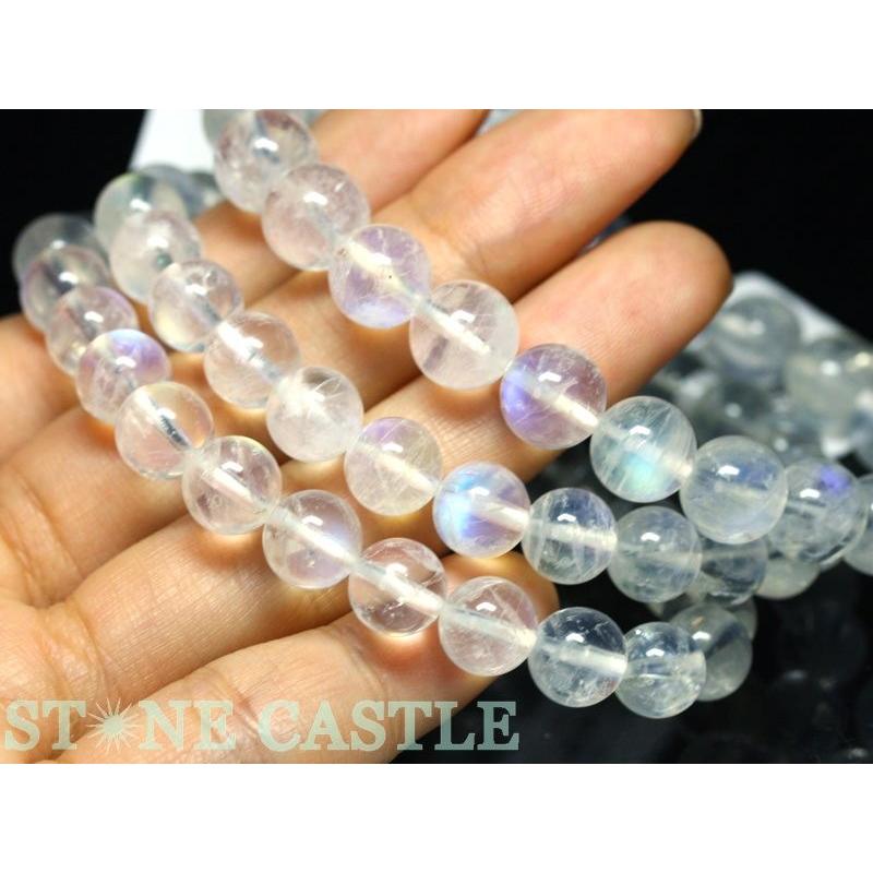 石流通センター 高品質 ブレスレット ムーンストーン (最高級) (約7.5