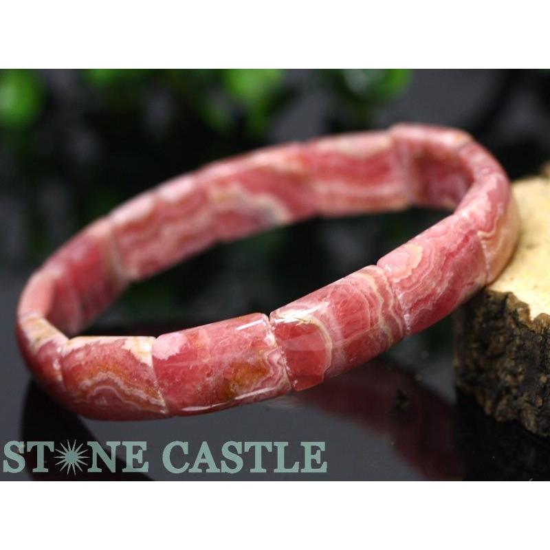 石流通センター 高品質 ブレスレット インカローズ バングル (3A) 約11  