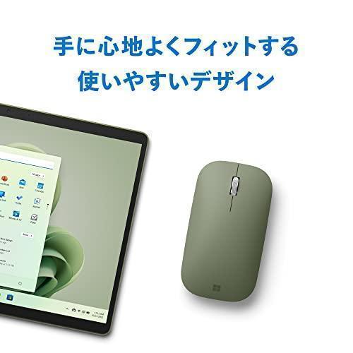 マイクロソフト モダン モバイル マウス KTF-00094 : ワイヤレス 薄型 軽量 BlueTrack Bluetooth ( フォレスト｜stoneglass｜05