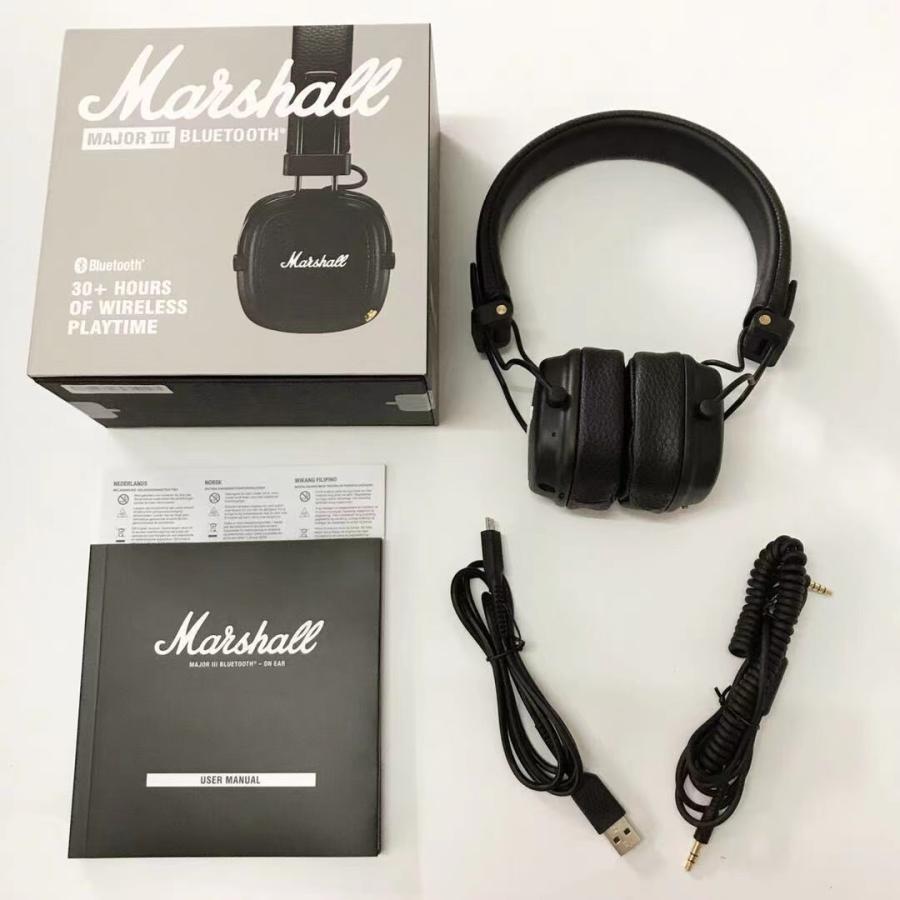 Marshall マーシャル ワイヤレスヘッドホン ブラック MAJOR III BLUETOOTH BK 送料無料｜stoneglass｜13