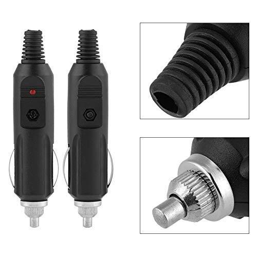 Gtiwung 4個入り 12 24v シガーライタープラグ ライタープラグ 男性の車のシガレットライター 車のシガーライター Led 車 シガーライター 12v電源 ソケット メール便不可