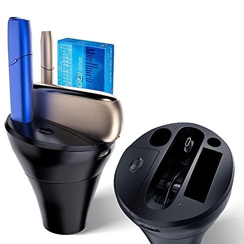 Niceyige アイコス3対応 充電器 Iqos3 Iqosduo対応 車載 灰皿 車用マルチ機能 Iqos3