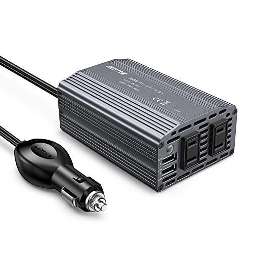 Bestek インバーター シガーソケット コンセント 300w Dc12vをac100vに変換 Usb2ポート搭載 12v車専用 カーインバーター