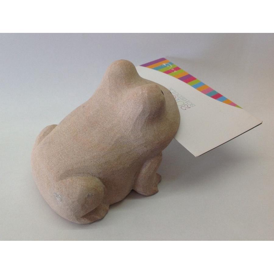 かえる 茶 無事蛙石材彫刻品 カエルのインテリアストーン置物 石製品 :03-0062:山岸石材 通販 - 通販 - Yahoo!ショッピング