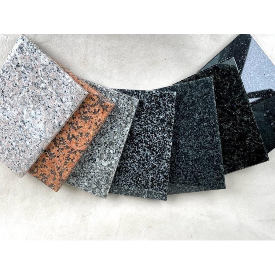 飾り台 湖北655 中国白御影石 趣味台石 石材サンプル 5面磨き : 山岸