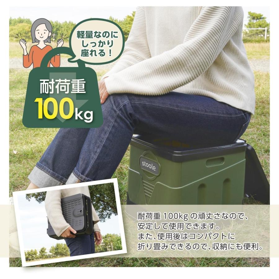 スツーレ【防災グッズ大賞2025】 簡易トイレ 災害用トイレ ポータブルトイレ 防災 アウトドア 非常用 折りたたみ 携帯 stoole  (排便袋&凝固剤付き) |  | 08