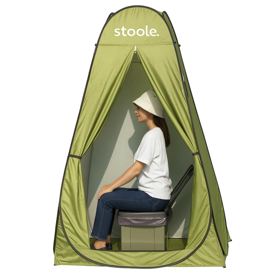 スツーレ 【防災グッズ大賞2025】簡易トイレ テント 着替えテント ワンタッチ 防災テント 防災 災害用 stoole | 