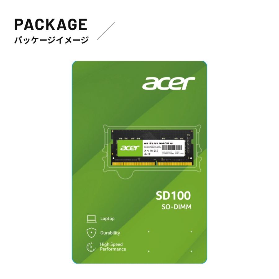 acer（エイサー） Acer DDR4 3200 32GB SO-DIMM メモリ PC4-25600 CL22