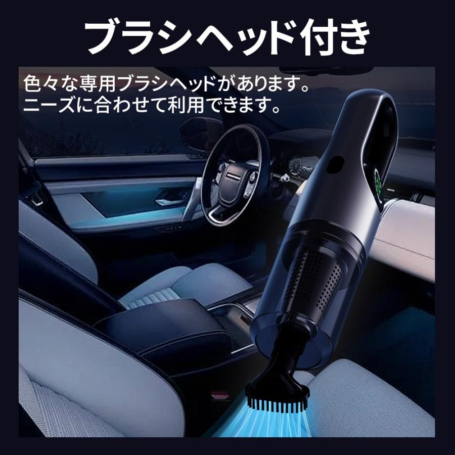 掃除機 コードレス 充電式 強力吸引 人気 サイクロン式 45000Pa 軽量