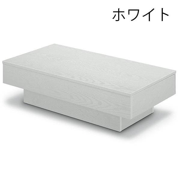 リビングテーブル センターテーブル テーブル 座卓 幅105cm 105cm幅 大川 ナチュラル ブラウン ホワイト 引出し付き_3