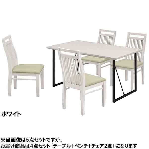 ダイニングテーブルセット 食卓テーブル 食卓セット ダイニング4点 4点セット 4人用 四人用 木製 シンプル モダン ウレタン樹脂塗装 引越 新居_3