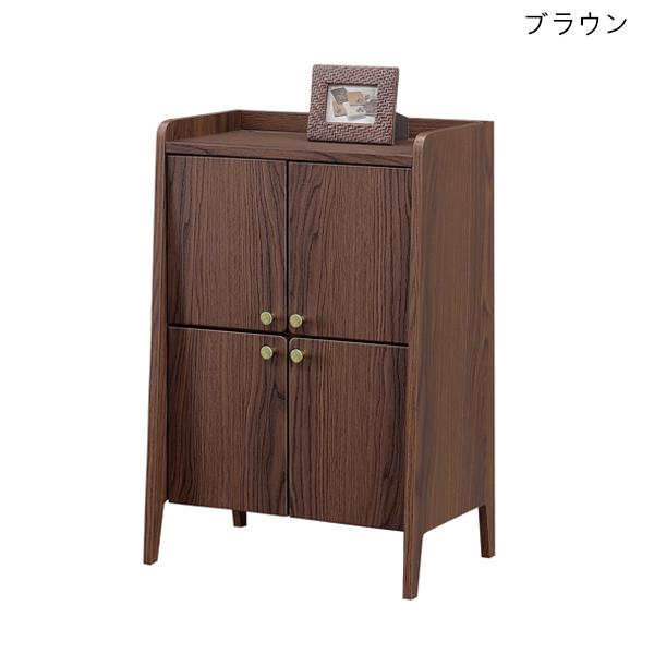 キャビネット チェスト 収納庫 収納棚 4枚扉リビング 収納 完成品 59cm