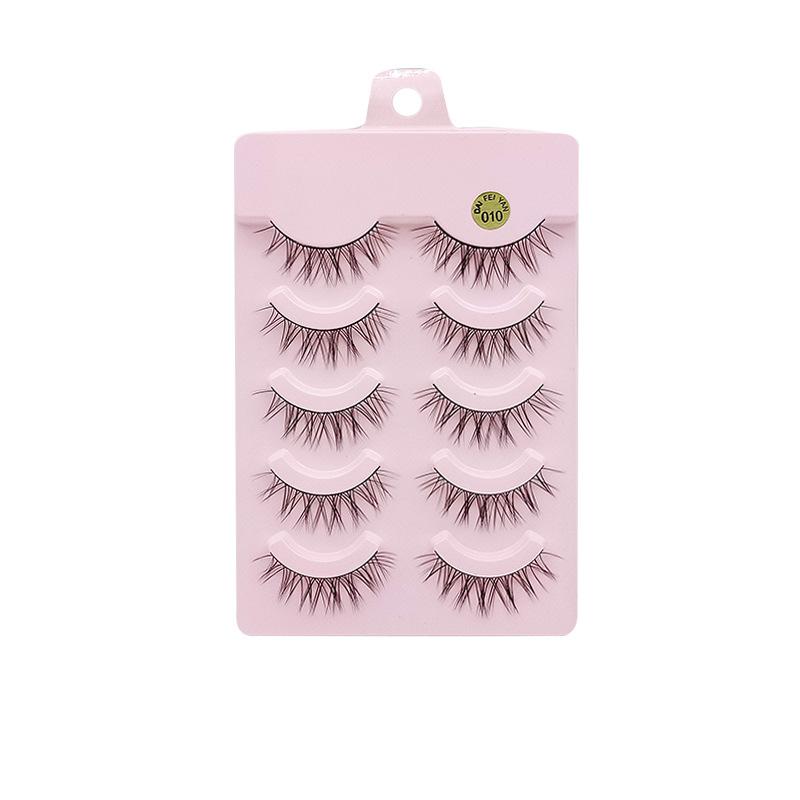 ☆　つけまつげ　自然　カール　かわいい　立体感　ボリューム　5ペア　ブラック つけまつげ ブラック ボリューム 5ペア ナチュラル 手作り 繰り返し