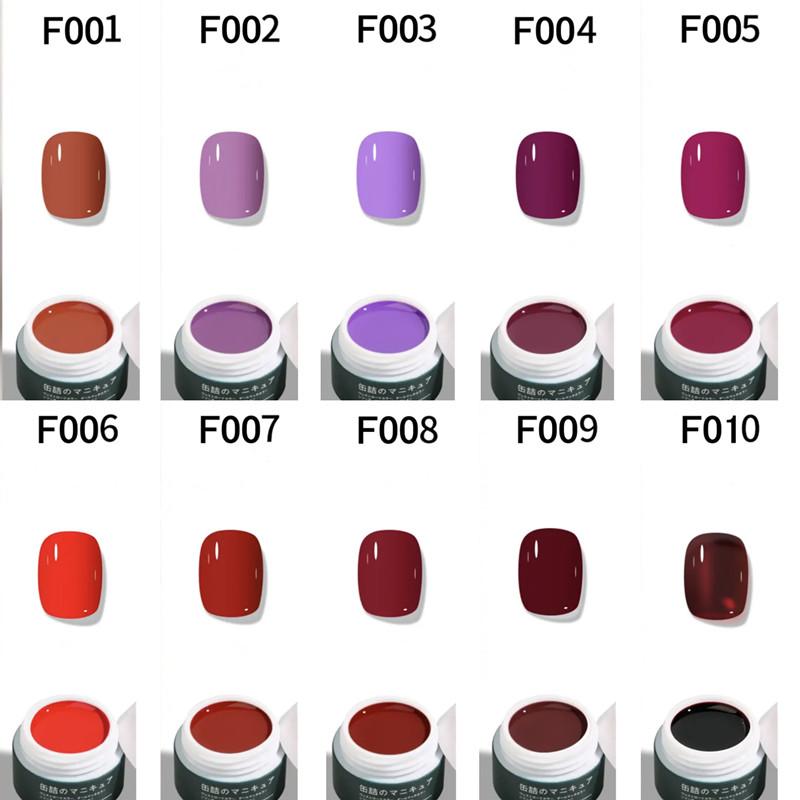 新発売 ジェルネイル カラージェル 68色 ネイル アートジェル 8g