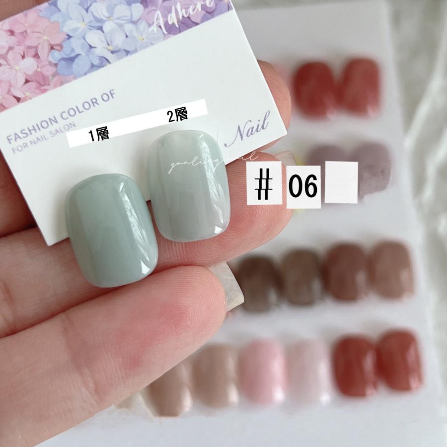 カラーネイルジェル ジェルネイル 透け感ありジェル クリアピンク系 16