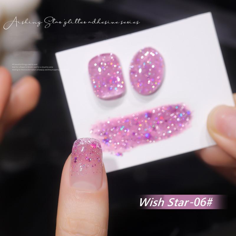 新作】【12色】Wish Star 大粒グリッター ジェルネイル 高輝度ラメ・高