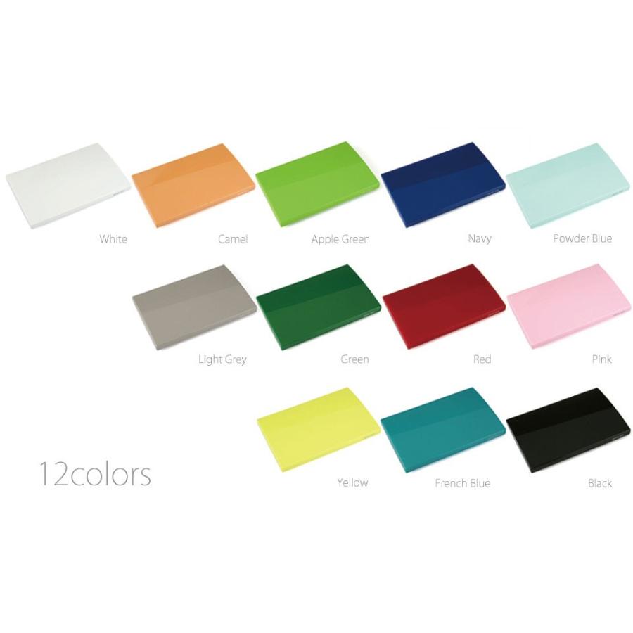 アビタックス カードケース 8723 Card Case スライドオープンで15枚収納できる 高光沢UVクリア塗装で傷がつきにくい名刺入れ  選べる12カラー