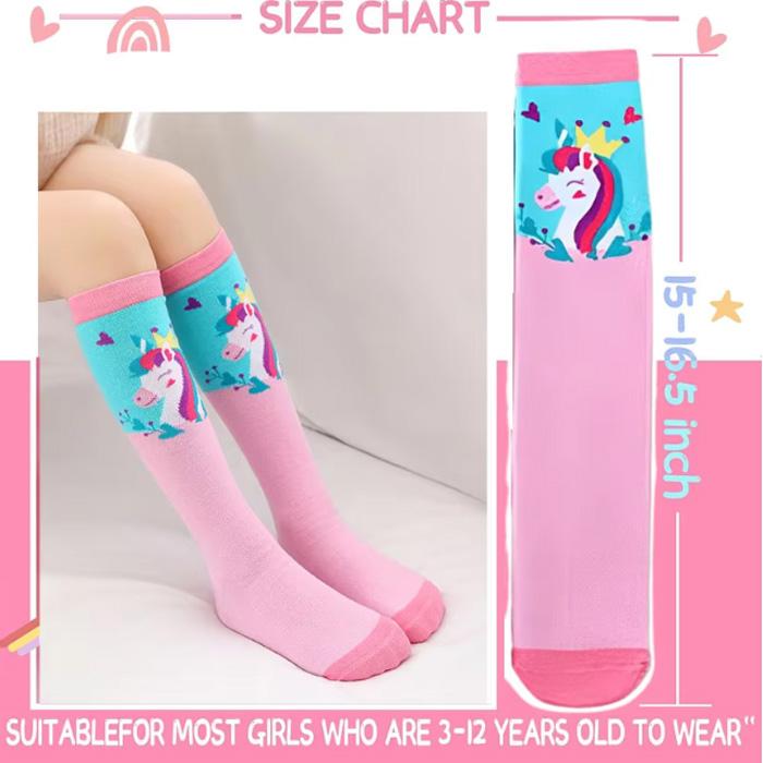 3足セット【ユニコーン☆ロング靴下】靴下 ソックス 女の子 子供