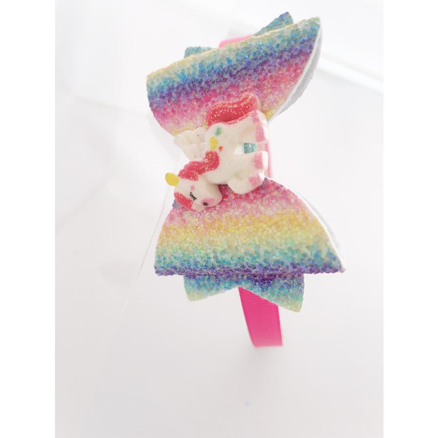 【キラキラ ★ユニコーンカチューシャ】カチューシャ ユニコーン かわいい キュート ピンク 紫 パープル  レインボー 子供 女の子 幼稚園 小学生 |  | 13