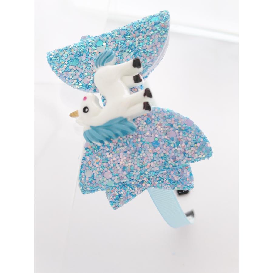 【キラキラ ★ユニコーンカチューシャ】カチューシャ ユニコーン かわいい キュート ピンク 紫 パープル  レインボー 子供 女の子 幼稚園 小学生 |  | 08