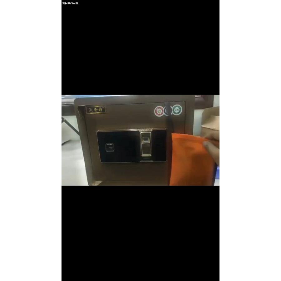 45L 大型 指紋認証 金庫 固定可能 家庭用 耐火 耐水 防盗 防犯金庫 壁