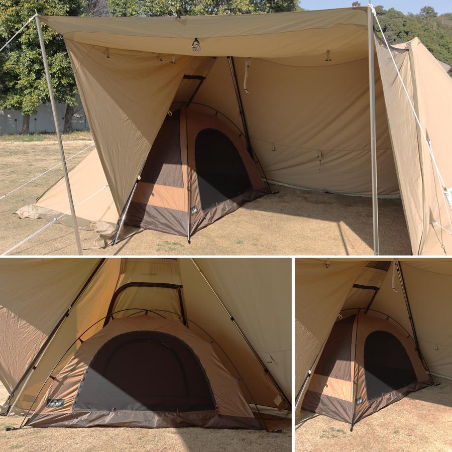 ogawa ogawa公式 オガワ テント 2人用 3人用 インナー1522 ブラウン