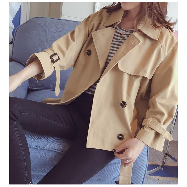 超目玉セール トレンチコート ショート丈 レディース 裾ベルト 前後アシンメトリー ステンカラー ラペル 2way襟 ゆったり ラグラン ダブルボ Tfr80 Candyz Pro 通販 Yahoo ショッピング