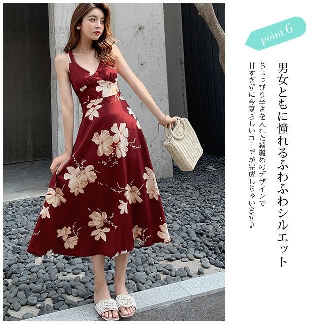正規販売代理店 新作 売れ筋 ワンピース ロング丈 ミモレ丈 キャミワンピ バッククロス フェミニン ガーリー リゾート デート 即日発送 Viajesturisticosdelpacifico Com