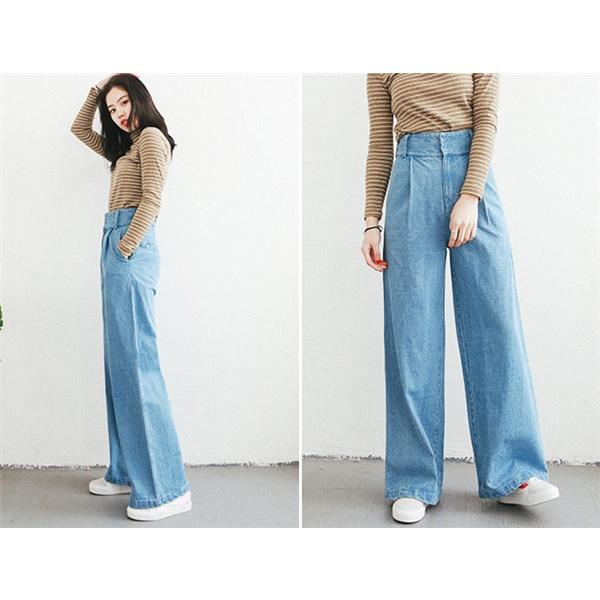 超目玉セール 21新品ワイドパンツ デニム ガウチョ レディース ジーンズ ブーツカット ゆったり ハイウエスト ロング 春秋服 ヴィンテージ Trk90 Candyz Pro 通販 Yahoo ショッピング
