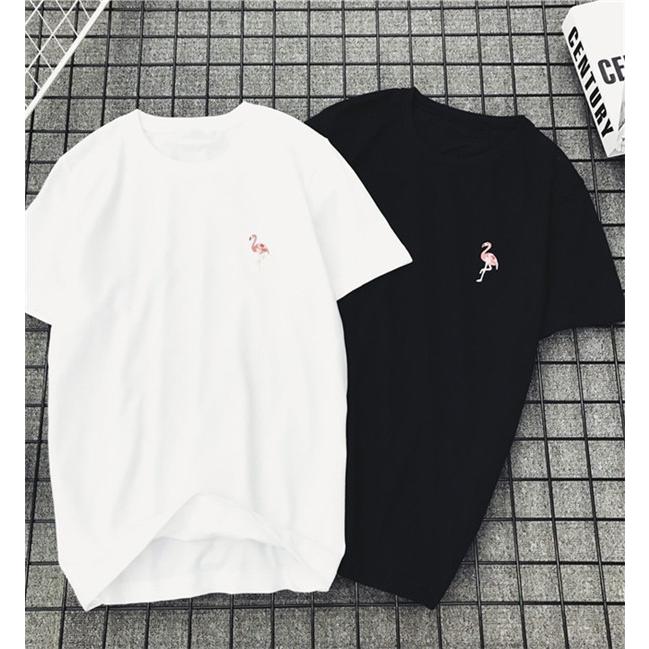 超目玉セール Tシャツ レディース 刺繍 動物柄 おしゃれ 春秋 半袖 トップス ゆったり カジュアル フラミンゴ ゼブラ イルカ キリン アニマル柄 Tsa0 Candyz Pro 通販 Yahoo ショッピング