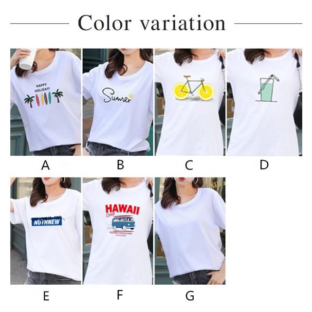 Tシャツ レディース 半袖 白 無地 ロゴ 柄 プリント ゆる おしゃれ 春秋 カジュアル トップス ティーシャツ スポーツ ランニング 服 21 Tz9a0 Candyz Pro 通販 Yahoo ショッピング