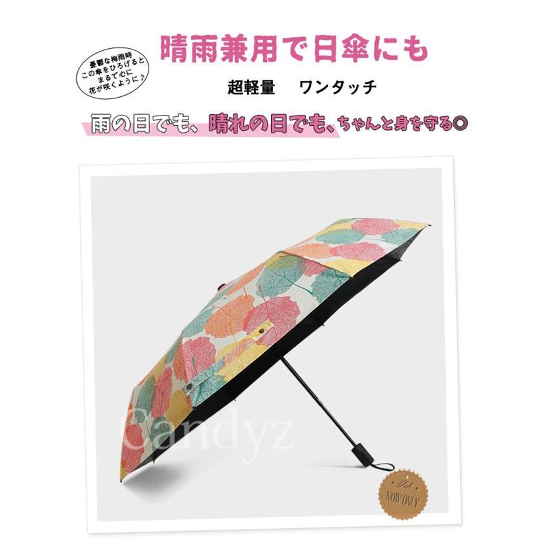 折りたたみ傘 レディース 晴雨兼用 日傘 Uvカット 軽量 ボタニカル柄 おしゃれ 大きい 手開き ブラックコーティング 遮光 遮熱 耐風 Teq30 Candyz Pro 通販 Yahoo ショッピング