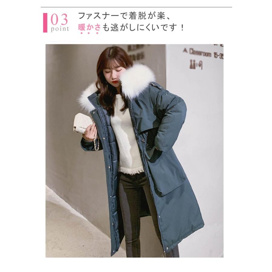 中綿コート ロング ウエスト絞り Aライン ゆったり 大きいサイズ フェイクファー フード付き レディース 春 アウター ボリューム 厚手 暖かい Tszi0 Candyz Pro 通販 Yahoo ショッピング