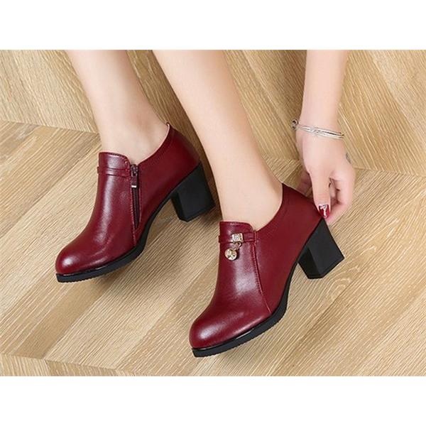 秋 Sale ブーティー レディース 太ヒール チャンキーヒール ミドルヒール チャーム飾り サイドジップ 大きいサイズ 歩きやすい 秋冬 靴 シューズ 新作 新品 Tkf0 Candyz Pro 通販 Yahoo ショッピング
