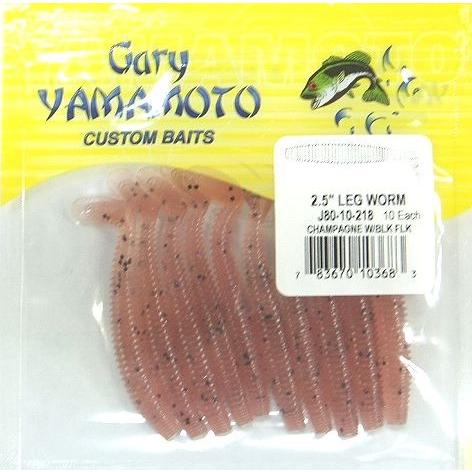 ゲーリーヤマモト　レッグワーム2.5  10点セット Gary YAMAMOTO/ゲーリーヤマモト レッグワーム2.5インチ : センター