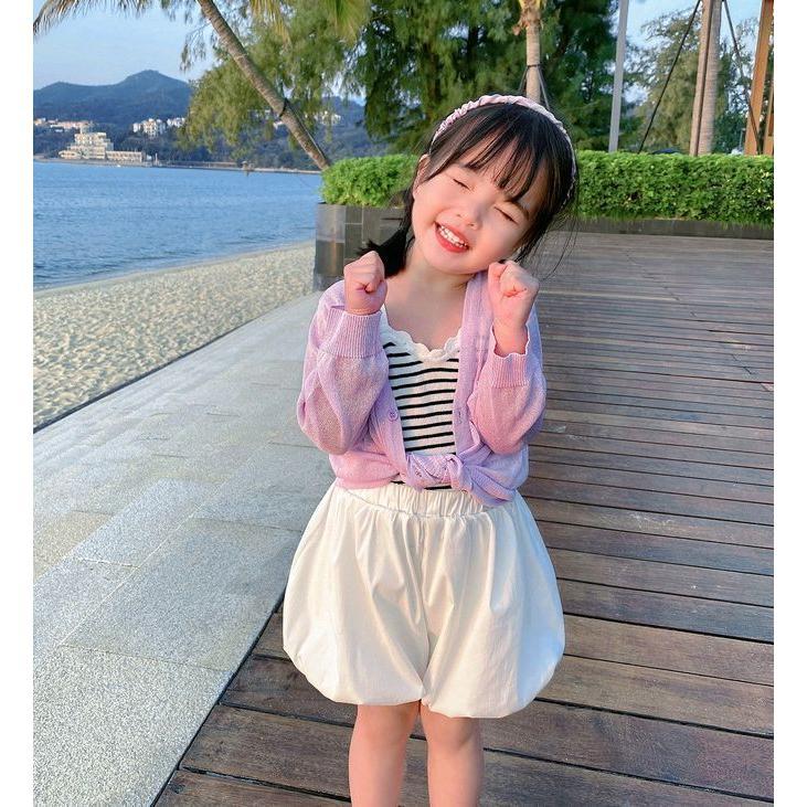 ショートパンツ バルーンパンツ かぼちゃパンツ ボトムス キッズ 子供服 女の子 短パン ショーパン ふんわり ズボン ウエストゴム 無地 単色 シン｜store-cocokala｜09