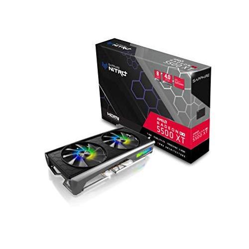 SAPPHIRE 11295-05-20G Radeon Nitro+ RX 5500 XT 8GB GDDR6 デュアルHDMI / デュアルDP OC バックプレート付き (UEFI) スペシャルエ?