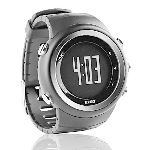 正規激安 ランニングウォッチ スポーツウォッチ 歩数計 軽量 Ip67防水防塵 大盤面表示 メンズウォッチ Ezon ブラックb01 本店は Www Muslimaidusa Org