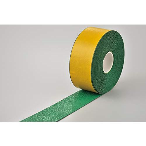日本緑十字社　路面用ラインテープ　反射　緑　x20m　滑り止めタイプ　厚み　SVH-100G　1.5mm　100mm幅　105232