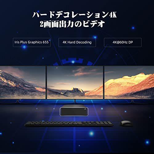 ミニPC インテル Core i5-8259U（最大3.8GHz） 16GBメモリ 512GB SSD