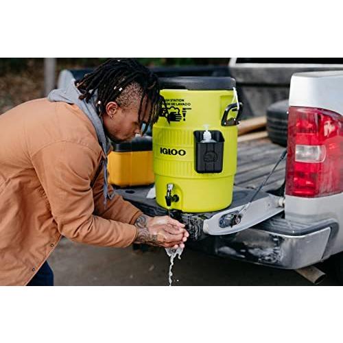 igloo(イグルー) 手洗い ウォータージャグ SEAT TOP WASH STATION 10 GALLON 約37.8L(手洗い約80回分) ハンドソープディスペ? 