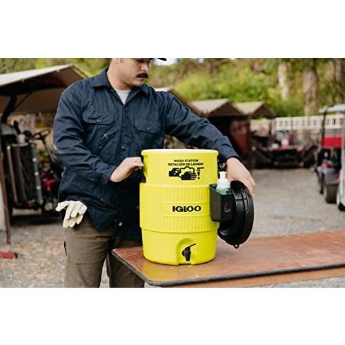 igloo(イグルー) 手洗い ウォータージャグ SEAT TOP WASH STATION 10 GALLON 約37.8L(手洗い約80回分) ハンドソープディスペ? 