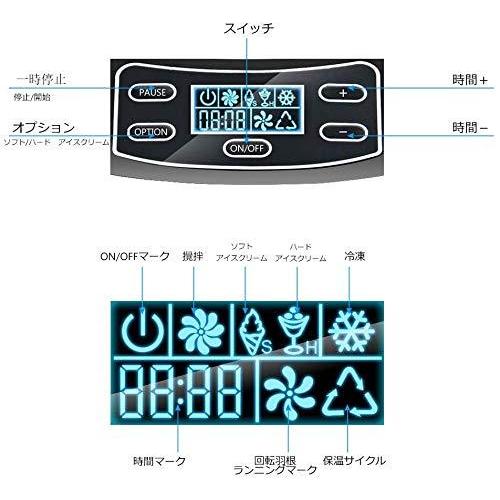 【数量限定アウトレット品】 KALELAISU アイスクリームメーカー アイスクリーマー 30分で出来上がり 電動 1.5L ソフト・ハード ソフトクリームメーカー 小型 業務用 100V (EB-1.5L-赤) 【LWH6206499940】(22484円)
