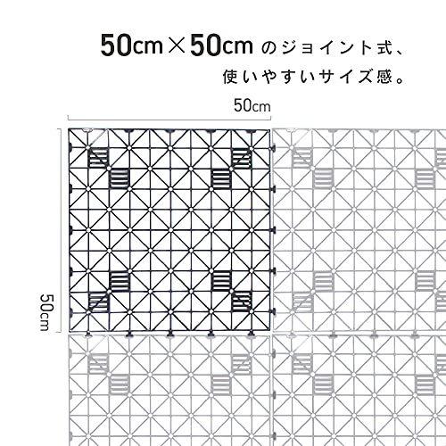 DAIM 人工芝 下敷き エアスルー パネル （50cm×50cm 20枚入り） 人工芝 人工 芝生 メンテナンス シート ジョイント式 ガーデニング 庭 ベランダ 芝 人工芝 作業の際は 安全のため手袋などを着用して下さい 本来の用途と異なるご使用はおやめください