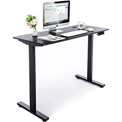 SUKIDA 電動昇降デスク 無段階昇降 幅140 スタンディングデスク パソコンデスク 在宅勤務 メモリ機能 パソコンラ