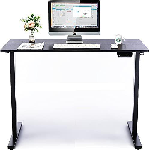SUKIDA 電動昇降デスク 無段階昇降 幅140 スタンディングデスク パソコンデスク 在宅勤務 メモリ機能 パソコンラ 