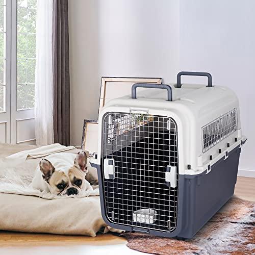 プラスチックペットキャリー ZENY SKU:P01-3370 ZENY【セール価格】XXLサイズ プラスチック キャスター付き