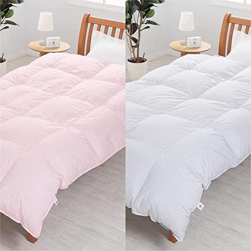 西川 (nishikawa) 羽毛掛け布団 シングル ホワイトダックダウン